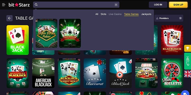 Bitstarz screenshot