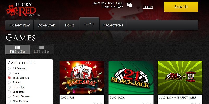 Lucky Red Casino screenshot