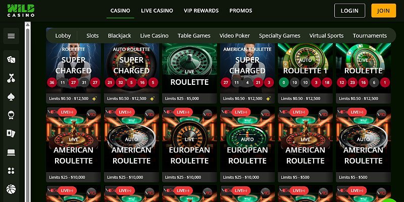 Wild Casino screenshot